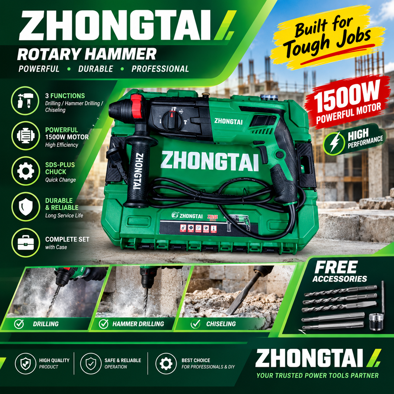 26mအုတ်ဖောက်စက် Zhongtai