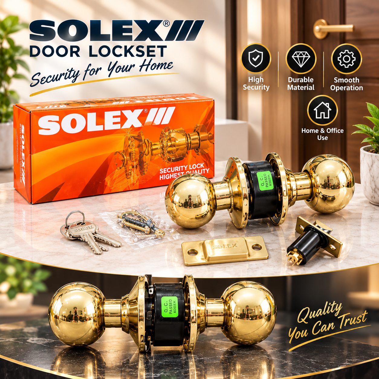 Solex Door Lock (500 PB)