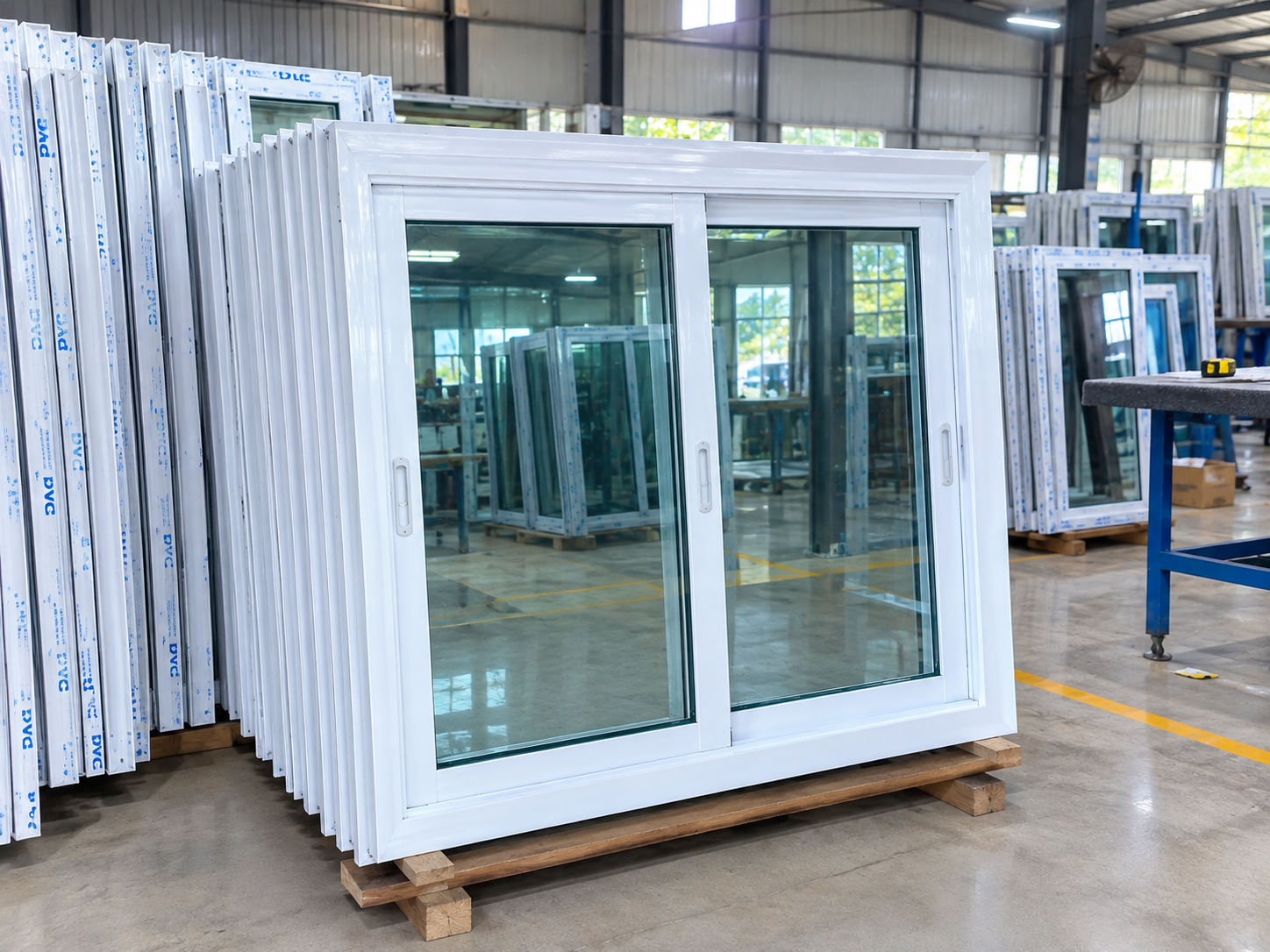 4 x 4 UPVC တံခါးစလိုက်
