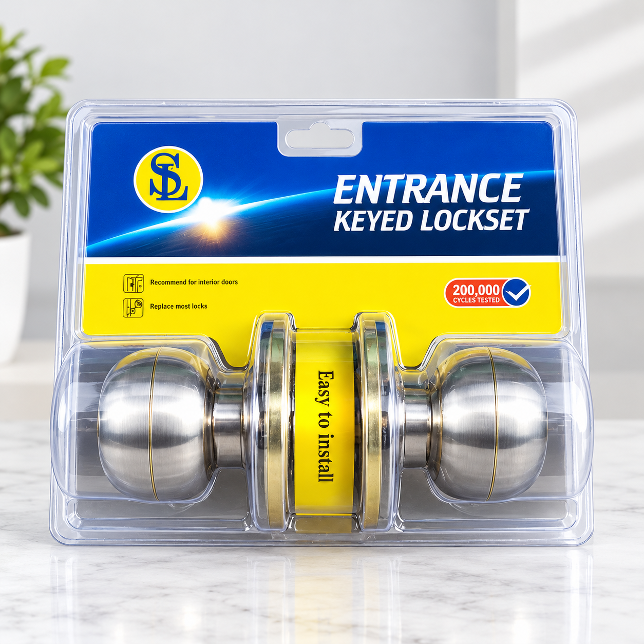 REMo Door Lock (888 SS/PB)