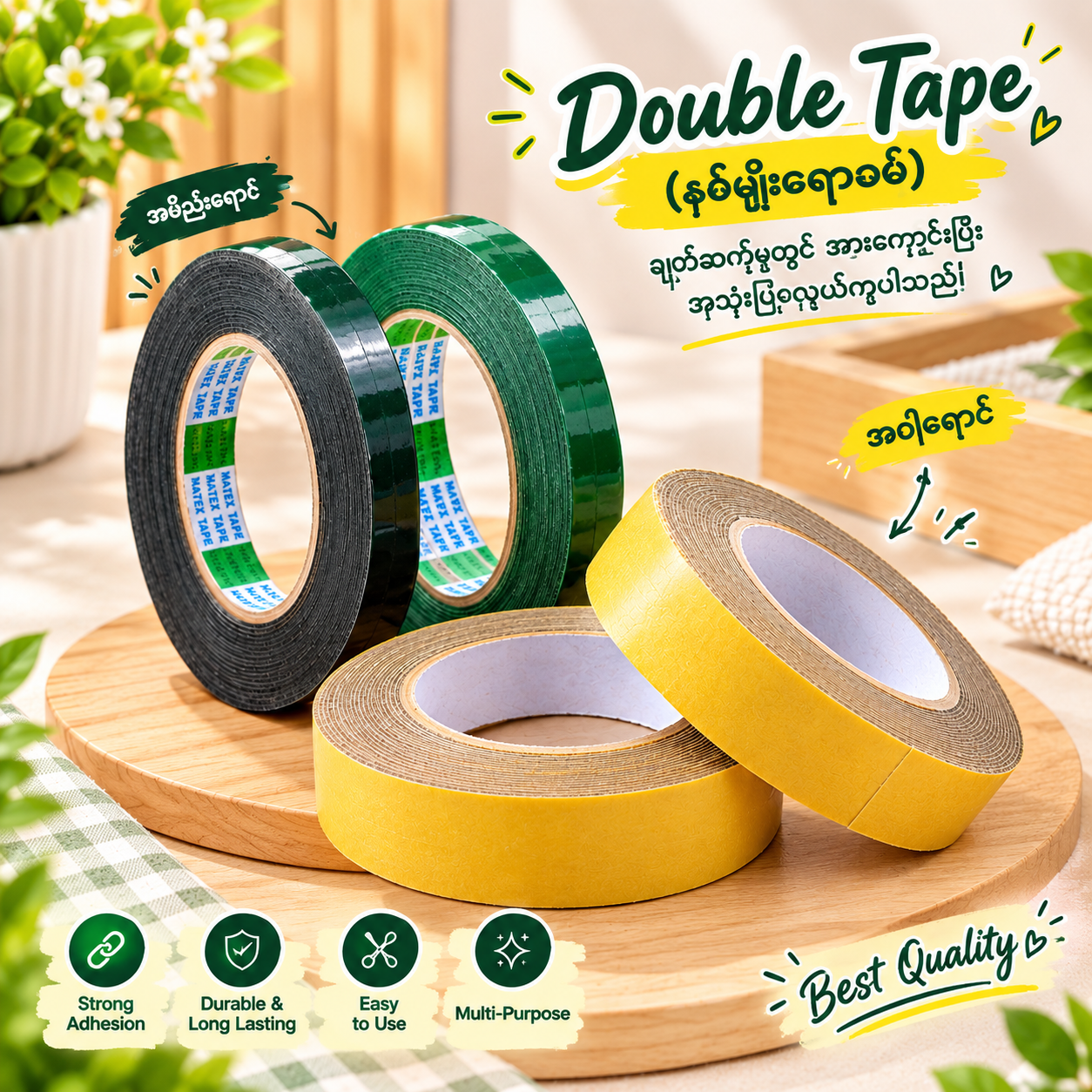 Double တိပ်(ရိုးရိုး)