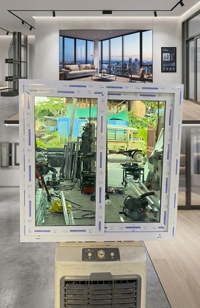 3' x 3' upvc တံခါးစလိုက်