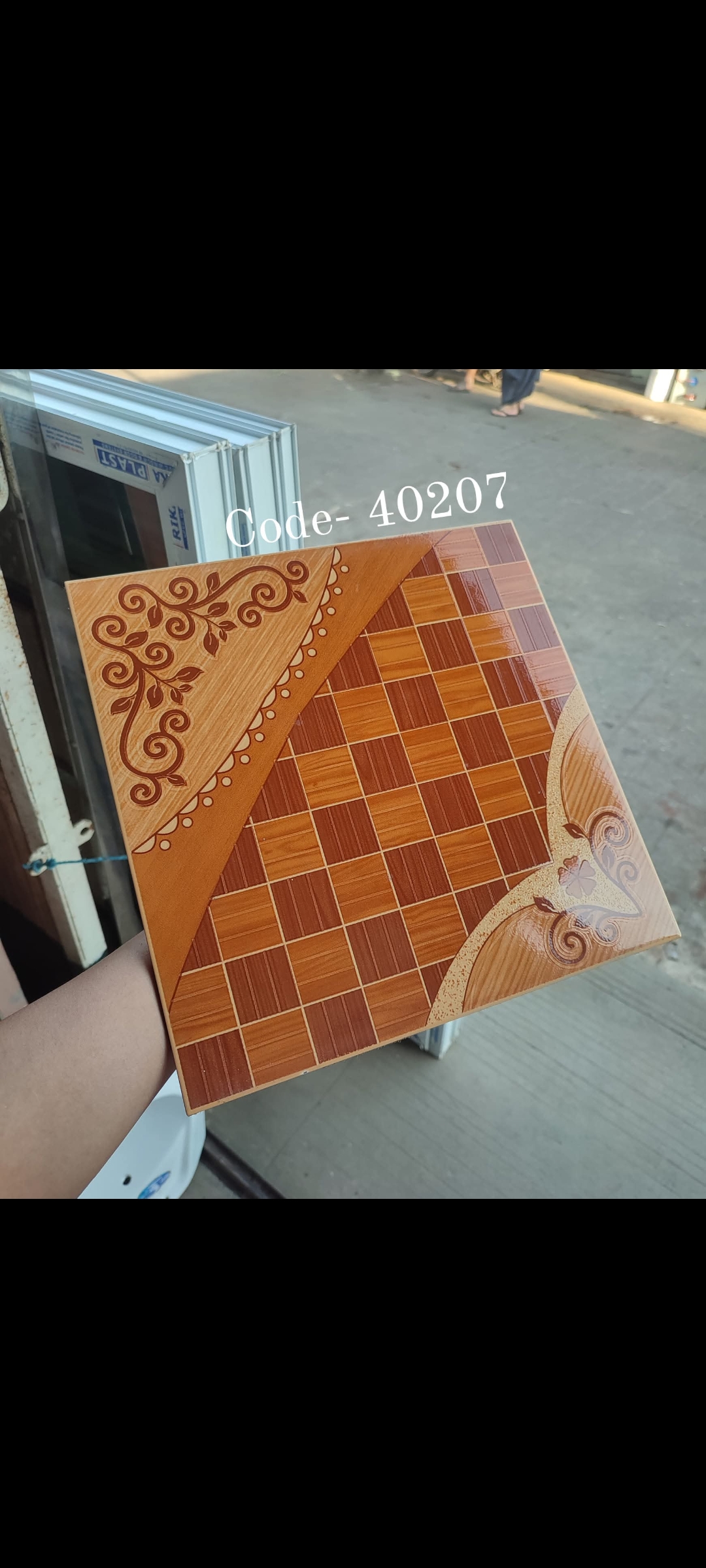  တံဆိပ်ယိုးဒယားကြွေပြား code no.40207