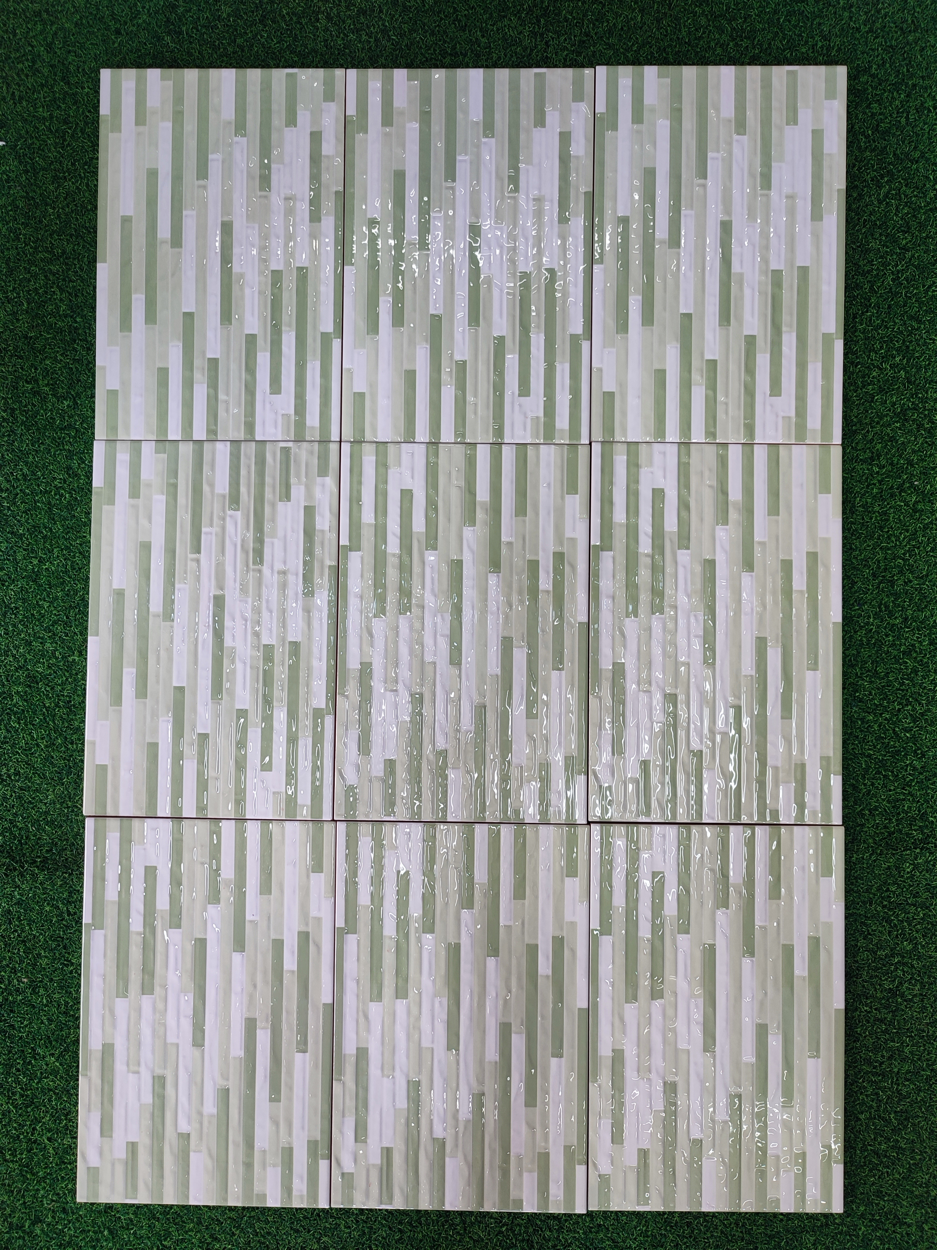 8"× 12" ဆိုဒ် အစိမ်းဝါးဆစ် ဒီဇိုင်းသစ်များ