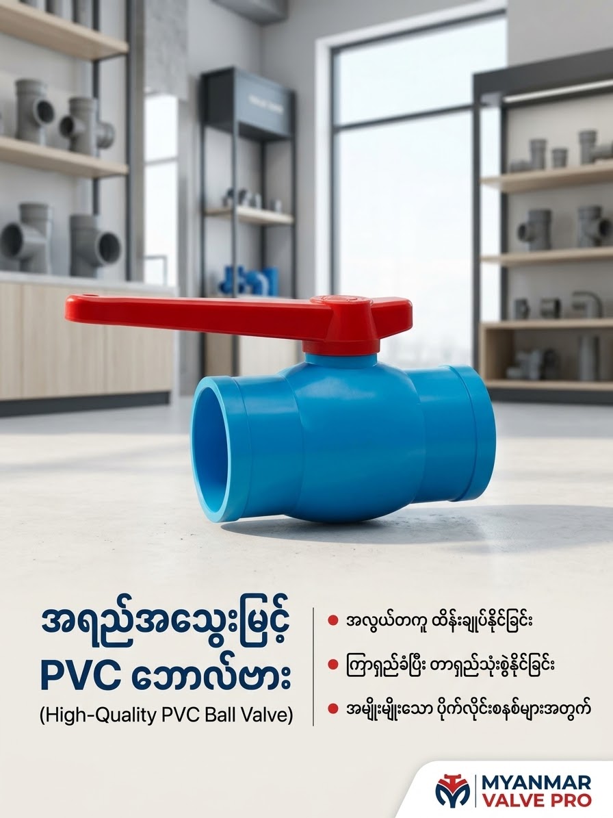 4" PVC ဘောဘား