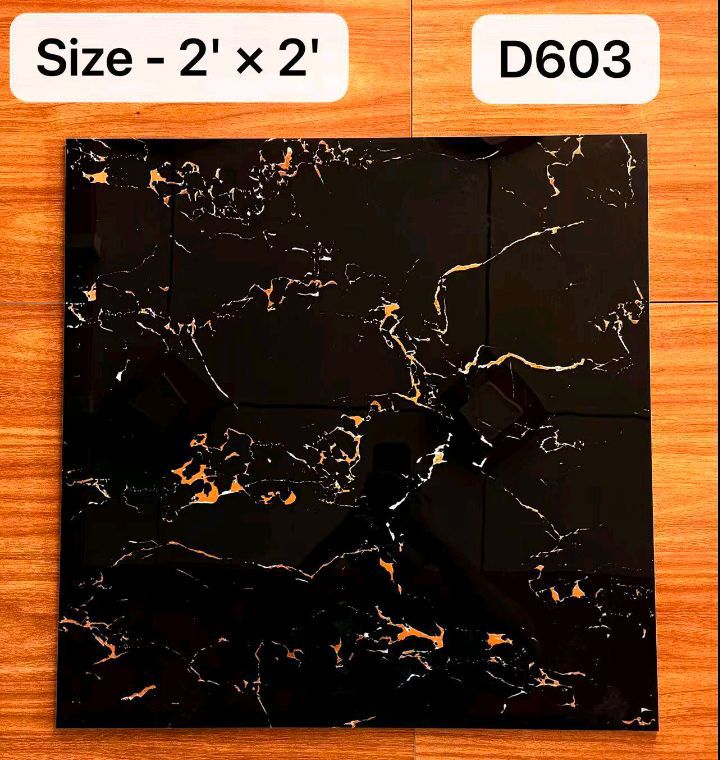 2'x 2'  အနက်ရွှေကြောဒီဇိုင်း code no.603